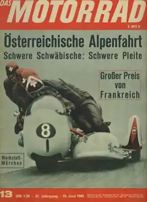 Das Motorrad 1965 Heft 13