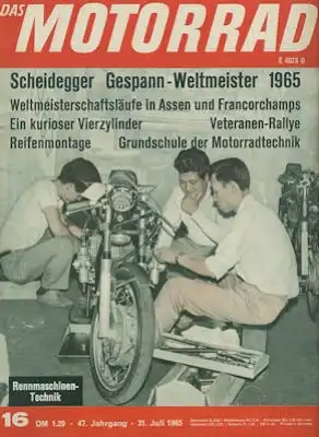 Das Motorrad 1965 Heft 16
