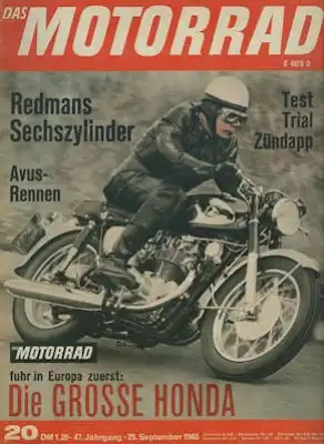 Das Motorrad 1965 Heft 20