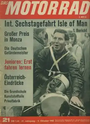 Das Motorrad 1965 Heft 21
