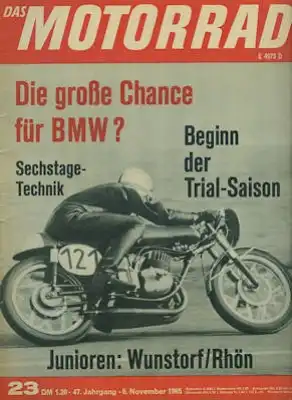 Das Motorrad 1965 Heft 23