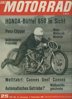 Das Motorrad 1965 Heft 25