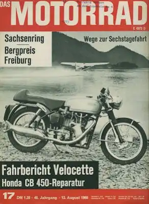Das Motorrad 1966 Heft 17