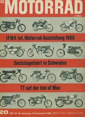 Das Motorrad 1966 Heft 20