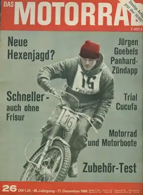 Das Motorrad 1966 Heft 26