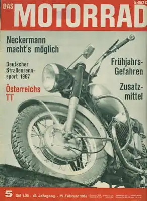 Das Motorrad 1967 Heft 5
