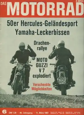 Das Motorrad 1967 Heft 6