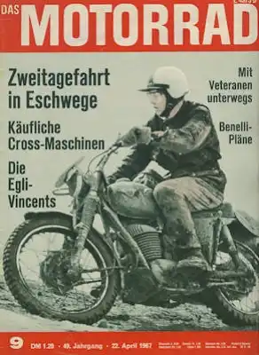 Das Motorrad 1967 Heft 9