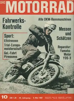 Das Motorrad 1967 Heft 10