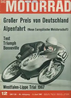 Das Motorrad 1967 Heft 12