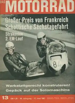 Das Motorrad 1967 Heft 13