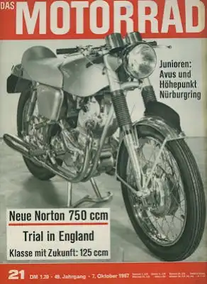 Das Motorrad 1967 Heft 21