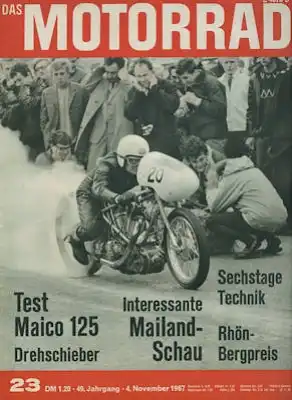 Das Motorrad 1967 Heft 23