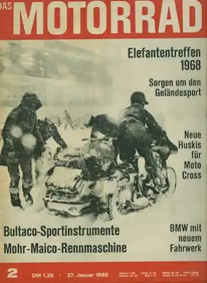 Das Motorrad 1968 Heft 2