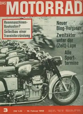 Das Motorrad 1968 Heft 3