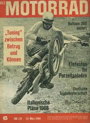 Das Motorrad 1968 Heft 6