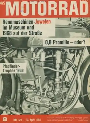 Das Motorrad 1968 Heft 8