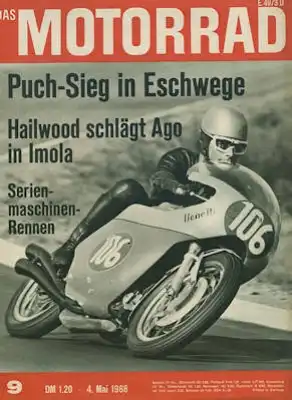 Das Motorrad 1968 Heft 9