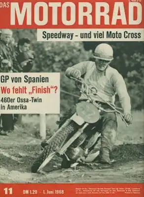 Das Motorrad 1968 Heft 11