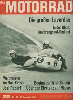 Das Motorrad 1968 Heft 23
