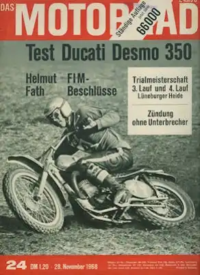 Das Motorrad 1968 Heft 24