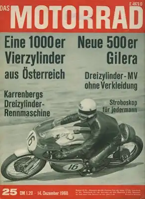 Das Motorrad 1968 Heft 25