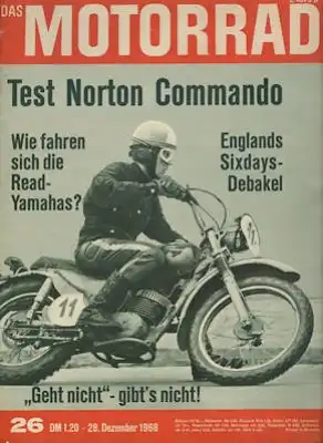 Das Motorrad 1968 Heft 26