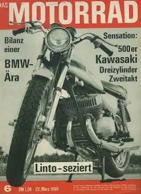 Das Motorrad 1969 Heft 6