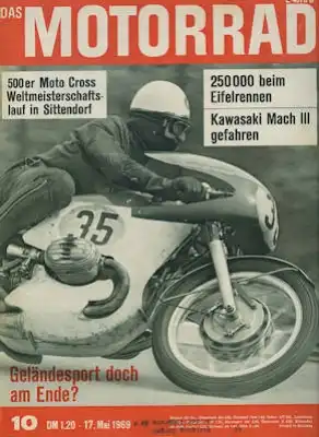 Das Motorrad 1969 Heft 10
