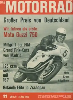 Das Motorrad 1969 Heft 11