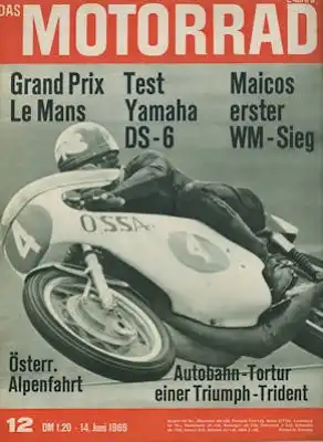 Das Motorrad 1969 Heft 12