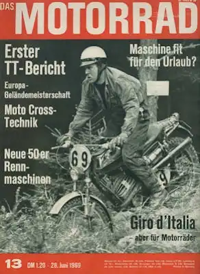 Das Motorrad 1969 Heft 13