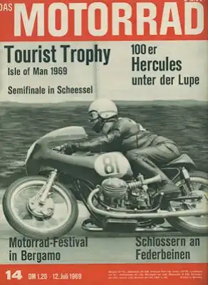 Das Motorrad 1969 Heft 14