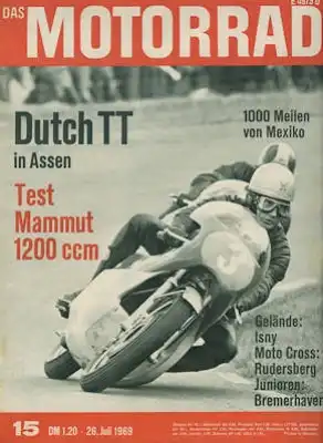 Das Motorrad 1969 Heft 15