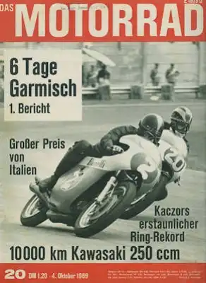 Das Motorrad 1969 Heft 20