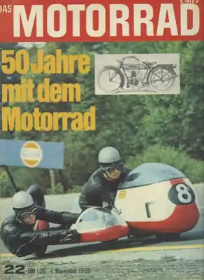 Das Motorrad 1969 Heft 22