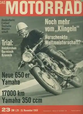 Das Motorrad 1969 Heft 23