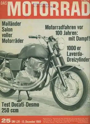 Das Motorrad 1969 Heft 25
