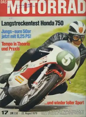 Das Motorrad 1970 Heft 17