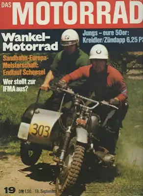 Das Motorrad 1970 Heft 19