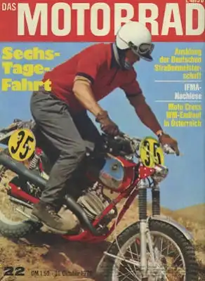 Das Motorrad 1970 Heft 22