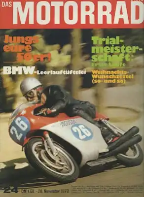 Das Motorrad 1970 Heft 24