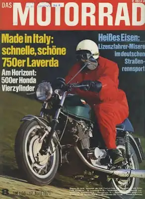 Das Motorrad 1971 Heft 8