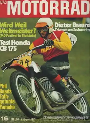 Das Motorrad 1971 Heft 16