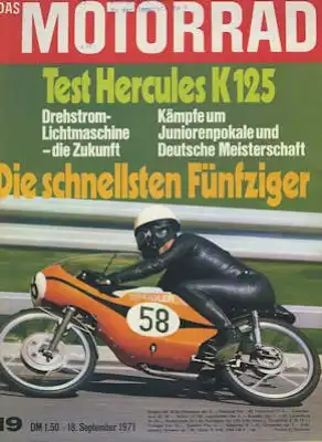 Das Motorrad 1971 Heft 19
