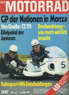 Das Motorrad 1971 Heft 20
