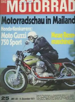 Das Motorrad 1971 Heft 25