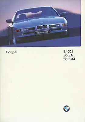 BMW 8er Coupés Prospekt 1997