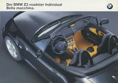 BMW Z 3 Roadster Individual Prospekt ca. 1999