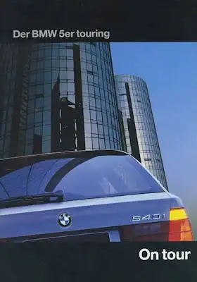 BMW 540i touring Prospekt 1996